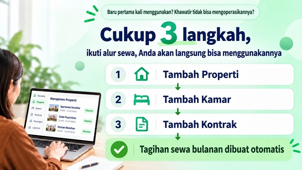 Berapa lama waktu untuk mempelajarinya? Anda cukup mengikuti alur penyewaan Anda: