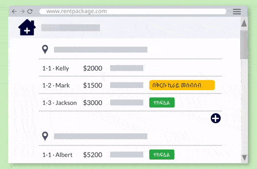 የእያንዳንዱን ክፍል፣ ኪራይ እና አክራይ ሁኔታ ፈጣን መረዳት