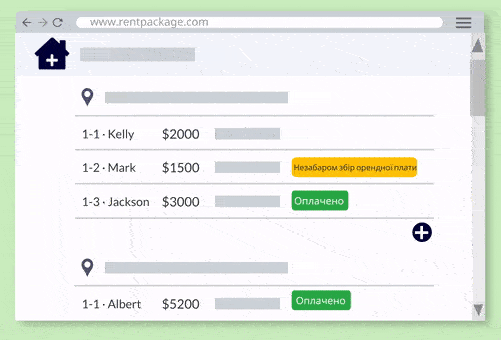 Швидко отримуйте інформацію про стан кожної кімнати, договору, обліку