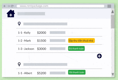 Nhanh chóng nắm bắt trạng thái của từng phòng, hợp đồng, và tài khoản